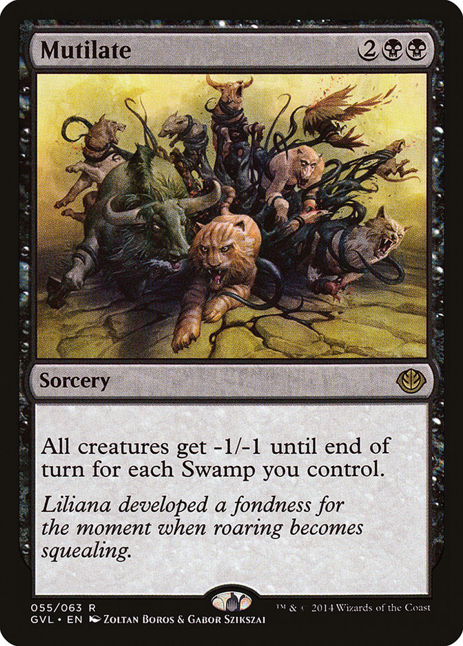 Mutilate (Garruk vs. Liliana) [Duel Decks Anthology] | Black Swamp Games
