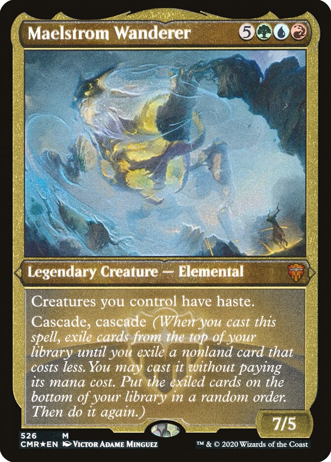 Maelstrom Wanderer (Etched) [Commander Legends] | Black Swamp Games