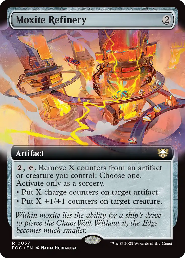 Moxite Refinery (Extended Art) [Edge of Eternities Commander] | Black Swamp Games