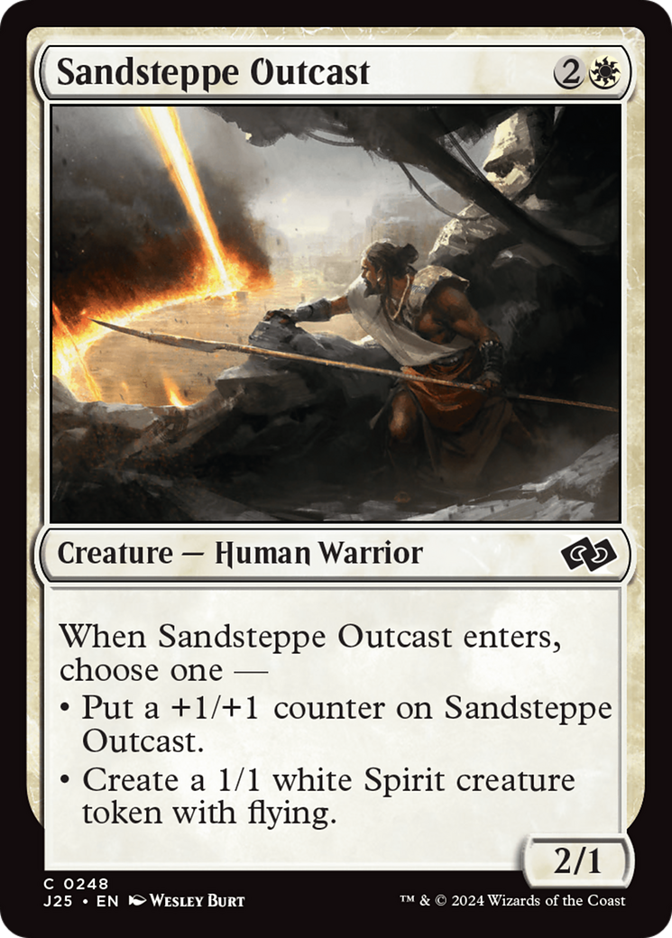 Sandsteppe Outcast [Foundations Jumpstart] | Black Swamp Games