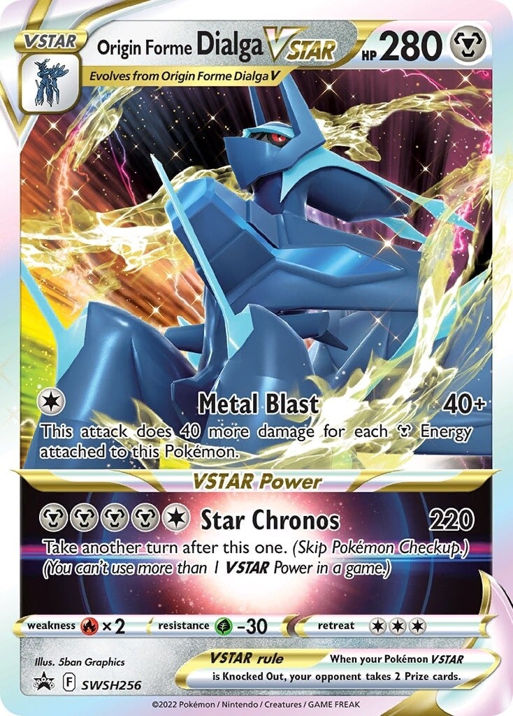 Origin Forme Dialga VSTAR (SWSH256) (Jumbo Card) [Sword & Shield: Black Star Promos] | Black Swamp Games