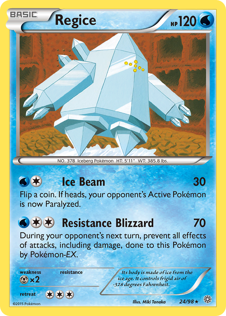 Regice (24/98) [XY: Ancient Origins] | Black Swamp Games