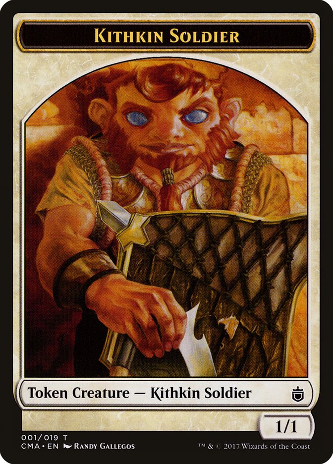 Kithkin Soldier Token [Commander Anthology Tokens] | Black Swamp Games