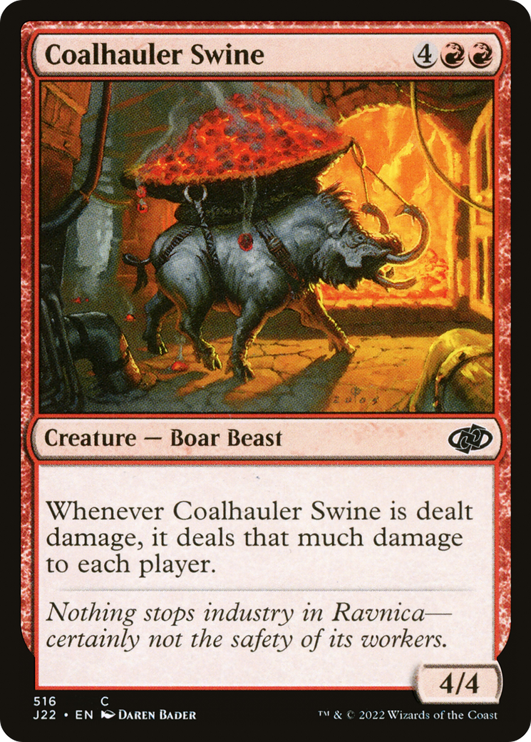 Coalhauler Swine [Jumpstart 2022] | Black Swamp Games