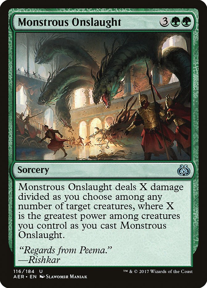 Monstrous Onslaught [Aether Revolt] | Black Swamp Games