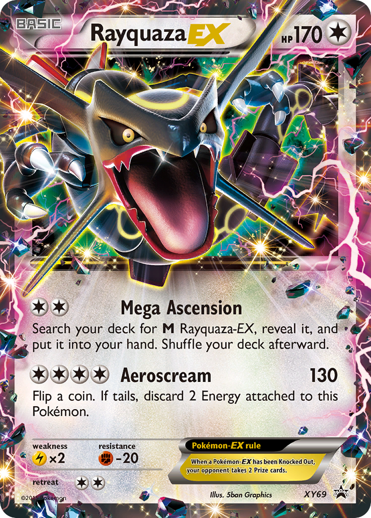 Rayquaza EX (XY69) (Shiny) [XY: Black Star Promos] | Black Swamp Games