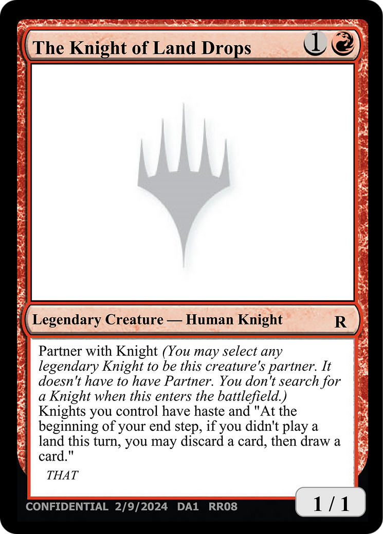 The Knight of Land Drops [Unknown Event] | Black Swamp Games