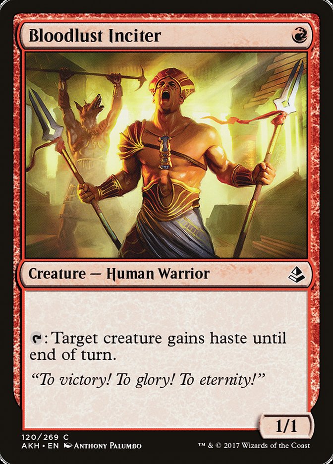 Bloodlust Inciter [Amonkhet] | Black Swamp Games