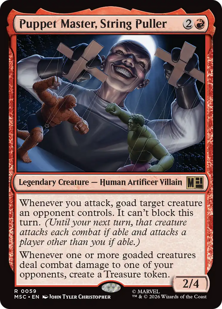 Puppet Master, String Puller (Surge Foil) [Marvel Super Heroes Commander] | Black Swamp Games