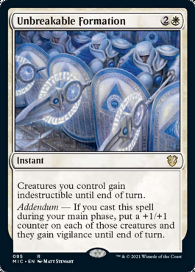 Unbreakable Formation [Innistrad: Midnight Hunt Commander] | Black Swamp Games