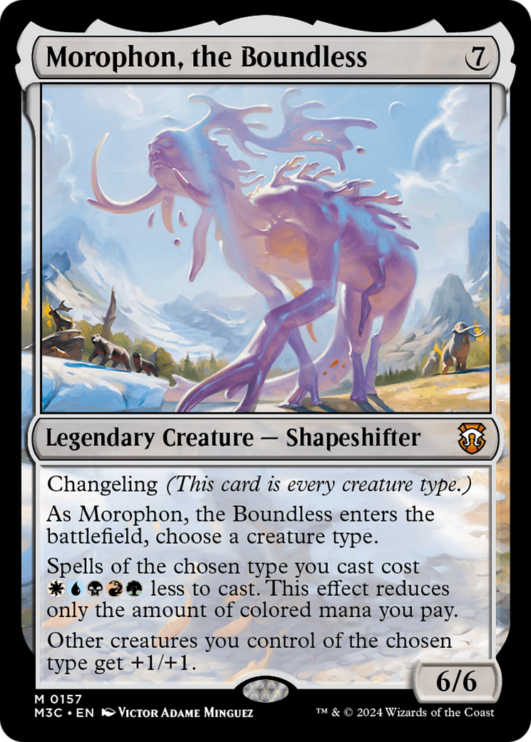Morophon, the Boundless (Ripple Foil) [Modern Horizons 3 Commander] | Black Swamp Games