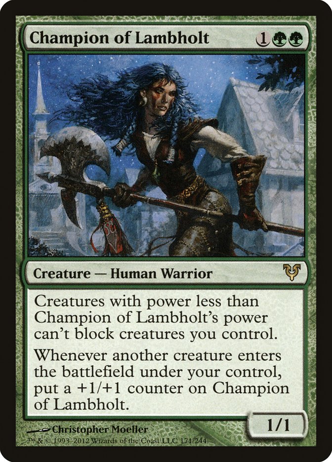 Champion of Lambholt [Avacyn Restored] | Black Swamp Games