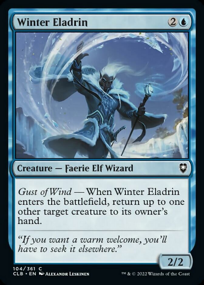 Winter Eladrin [Commander Legends: Battle for Baldur's Gate] | Black Swamp Games