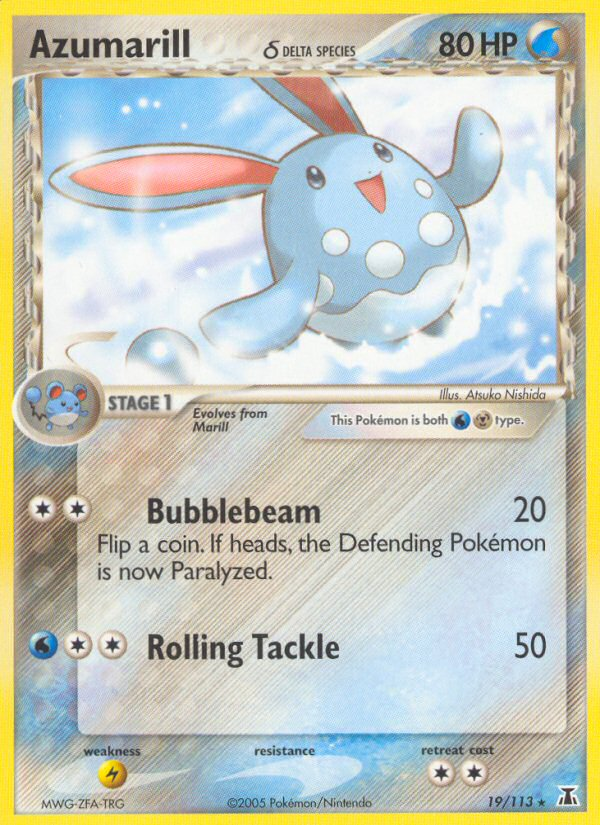Azumarill (19/113) (Delta Species) [EX: Delta Species] | Black Swamp Games