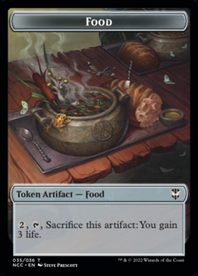 Food // Citizen Double-Sided Token [Streets of New Capenna Commander Tokens] | Black Swamp Games