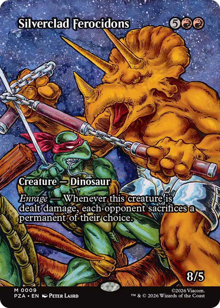 Silverclad Ferocidons (Borderless) [Teenage Mutant Ninja Turtles Eternal-Legal] | Black Swamp Games