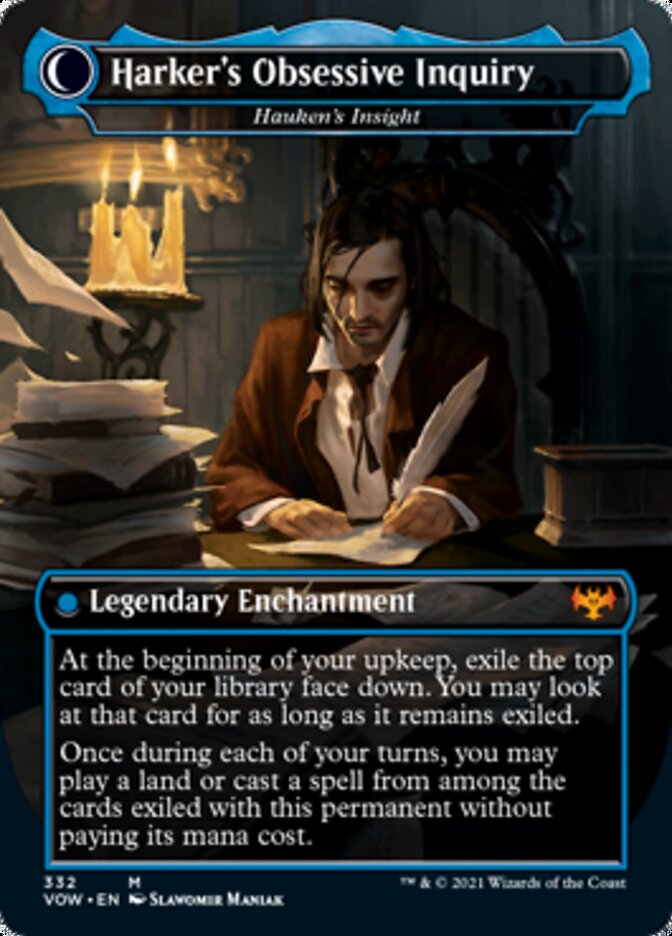 Jacob Hauken, Inspector // Hauken's Insight - Jonathan Harker // Harker's Obsessive Inquiry [Innistrad: Crimson Vow] | Black Swamp Games