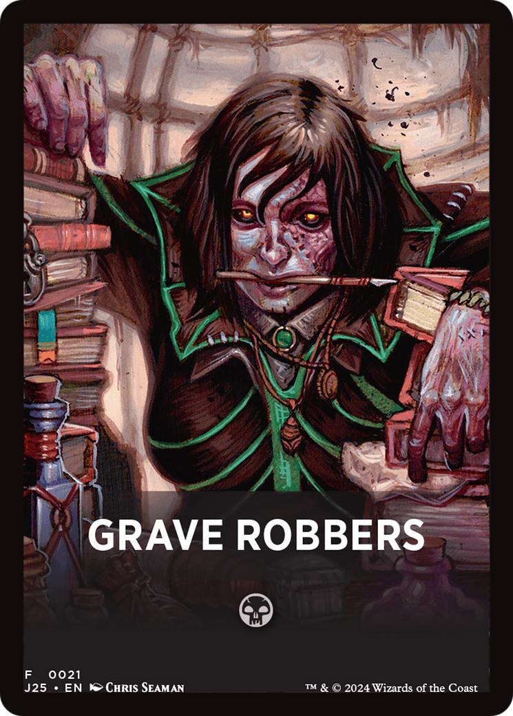 Grave Robbers Theme Card [Foundations Jumpstart Front Cards] | Black Swamp Games