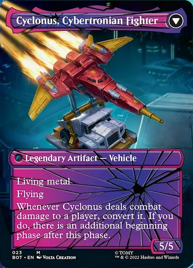 Cyclonus, the Saboteur // Cyclonus, Cybertronian Fighter (Shattered Glass) [Transformers] | Black Swamp Games