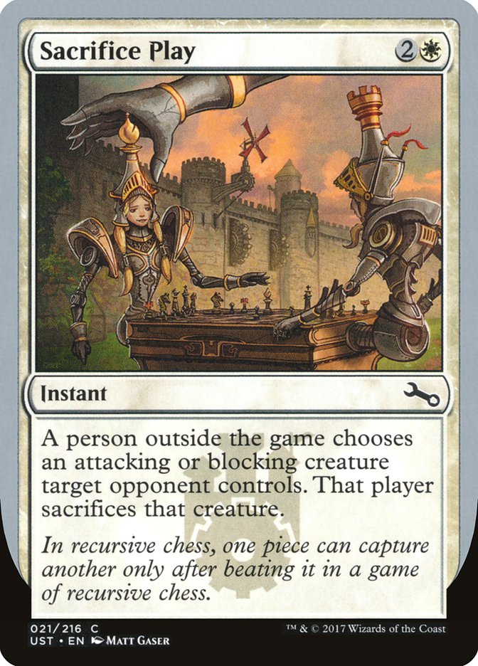 Sacrifice Play [Unstable] | Black Swamp Games