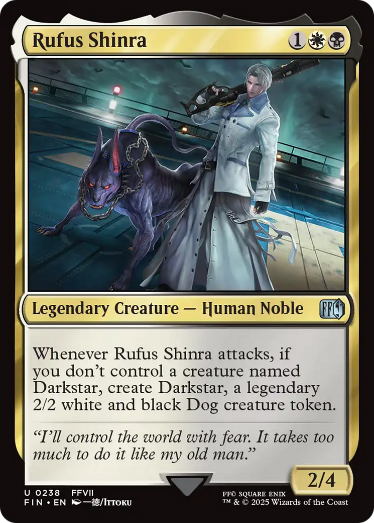 Rufus Shinra [FINAL FANTASY] | Black Swamp Games