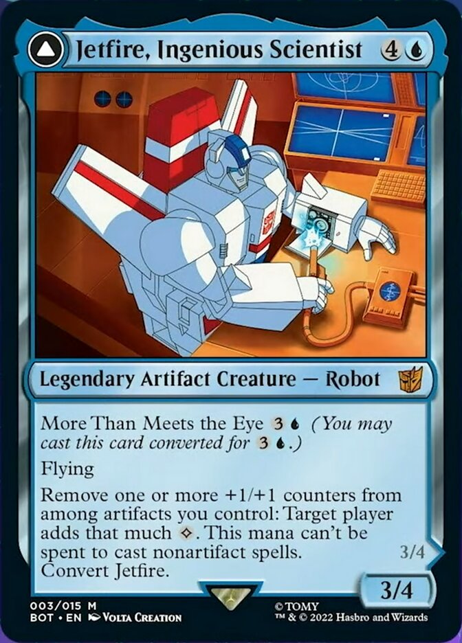 Jetfire, Ingenious Scientist // Jetfire, Air Guardian [Transformers] | Black Swamp Games