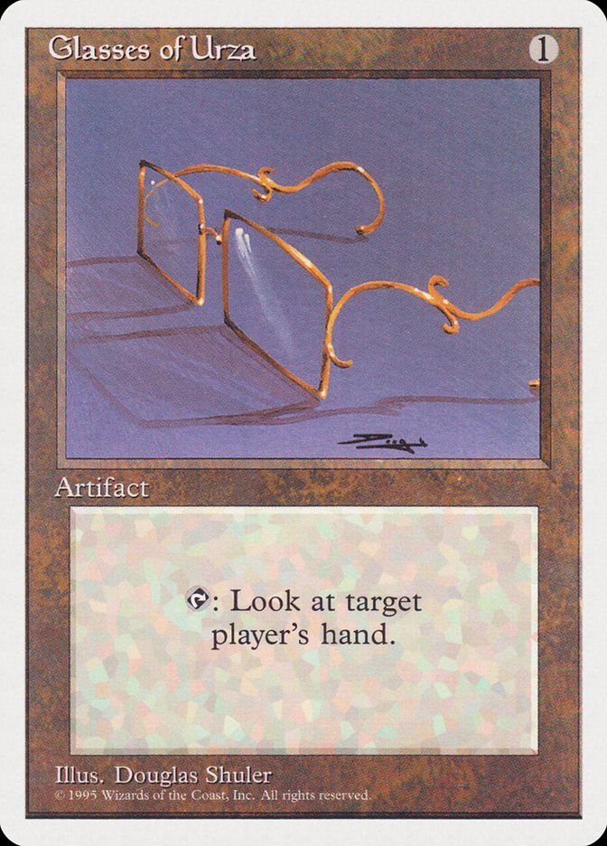Glasses of Urza [Rivals Quick Start Set] | Black Swamp Games