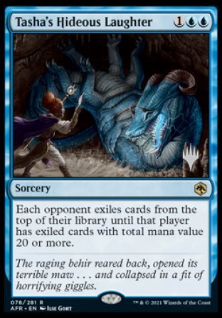 Tasha's Hideous Laughter (Promo Pack) [Dungeons & Dragons: Adventures in the Forgotten Realms Promos] | Black Swamp Games
