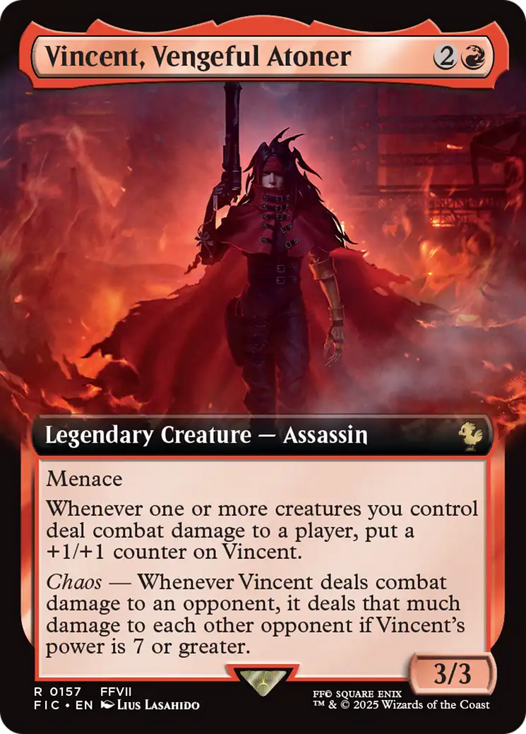 Vincent, Vengeful Atoner (Extended Art) [FINAL FANTASY Commander] | Black Swamp Games