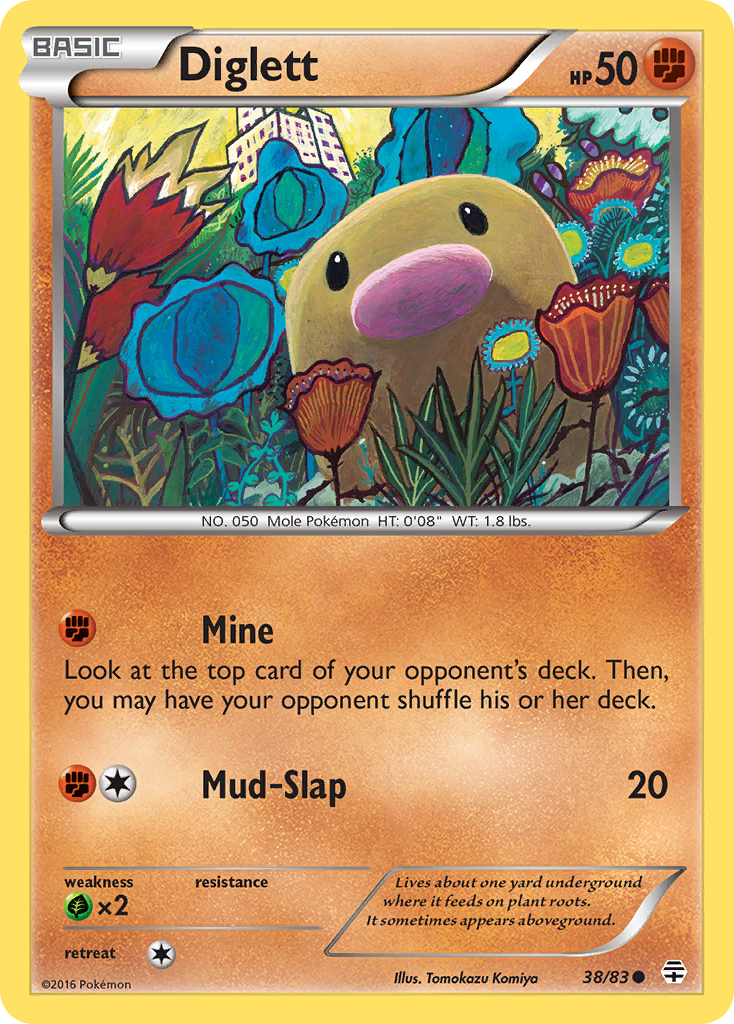 Diglett (38/83) [XY: Generations] | Black Swamp Games