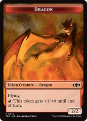 Dragon Egg // Dragon (0013) Double-Sided Token [Tarkir: Dragonstorm Commander Tokens] | Black Swamp Games