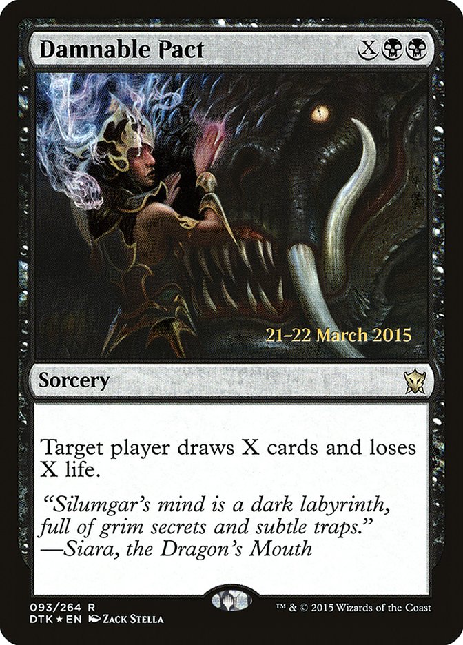 Damnable Pact [Dragons of Tarkir Prerelease Promos] | Black Swamp Games