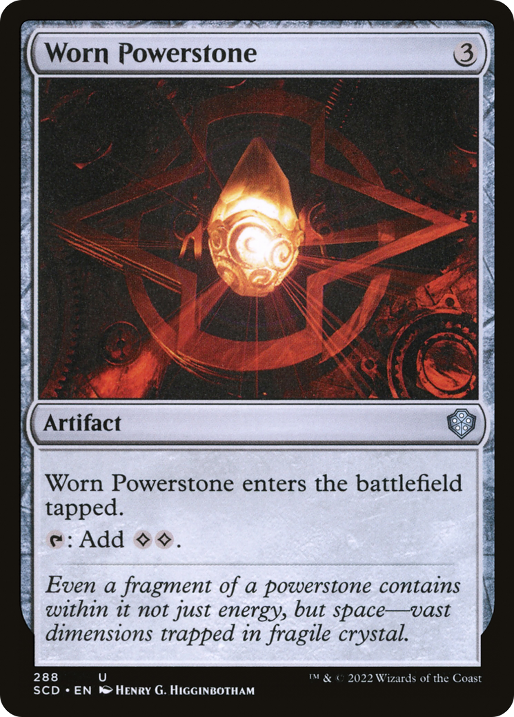 Worn Powerstone [Starter Commander Decks] | Black Swamp Games