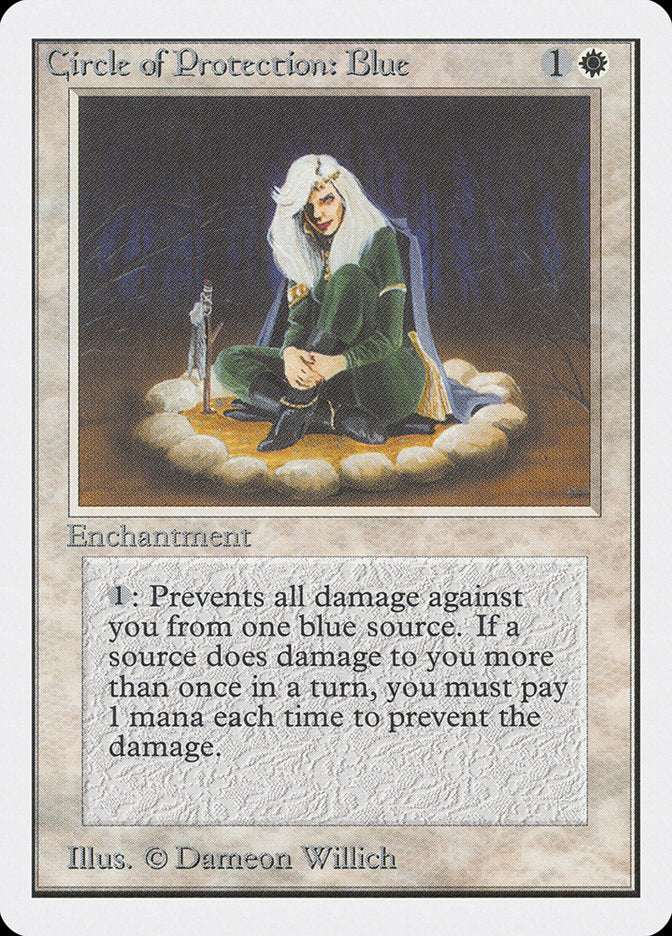 Circle of Protection: Blue [Unlimited Edition] | Black Swamp Games