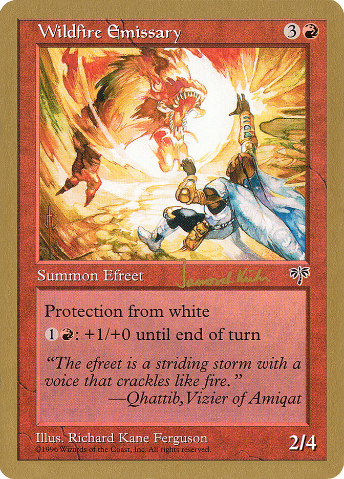Wildfire Emissary (Janosch Kuhn) [World Championship Decks 1997] | Black Swamp Games