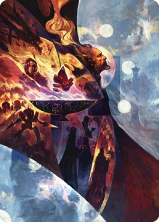 Urza's Command Art Card [The Brothers' War Art Series] | Black Swamp Games