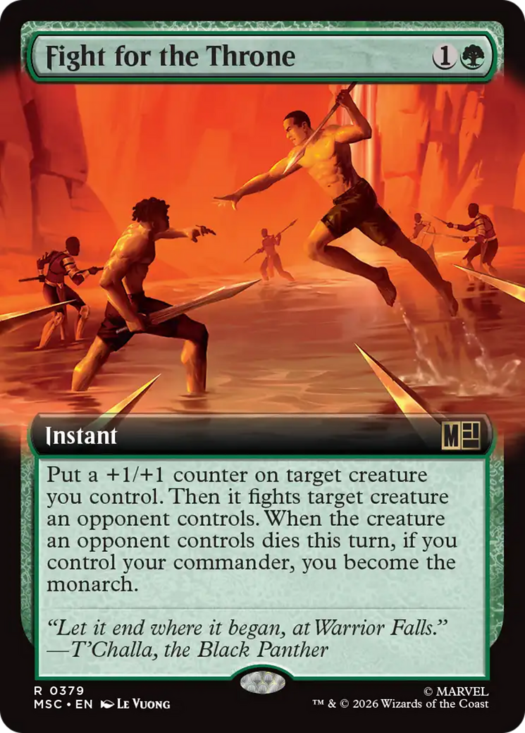 Fight for the Throne (Extended Art) [Marvel Super Heroes Commander] | Black Swamp Games