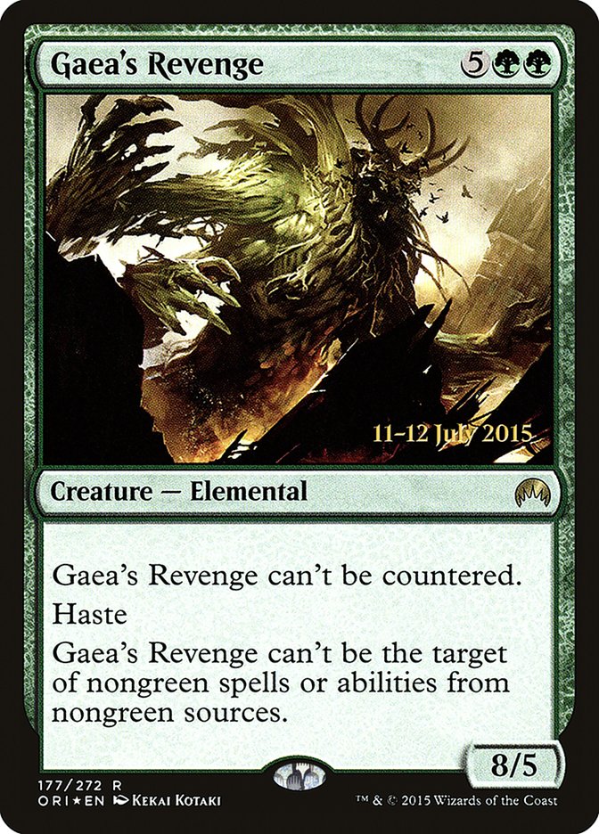 Gaea's Revenge [Magic Origins Prerelease Promos] | Black Swamp Games