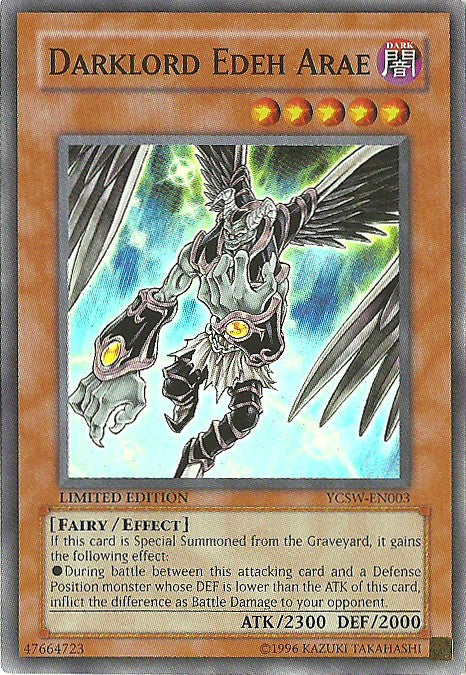 Darklord Edeh Arae [YCSW-EN003] Super Rare | Black Swamp Games