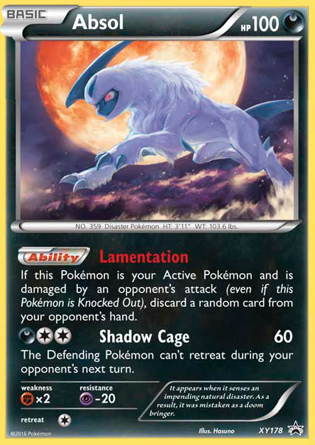 Absol (XY178) [XY: Black Star Promos] | Black Swamp Games