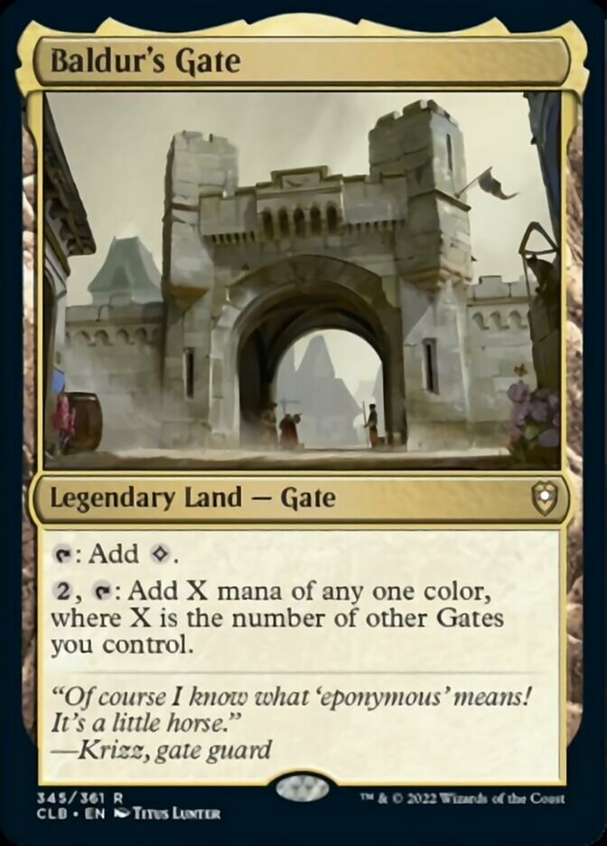 Baldur's Gate [Commander Legends: Battle for Baldur's Gate] | Black Swamp Games