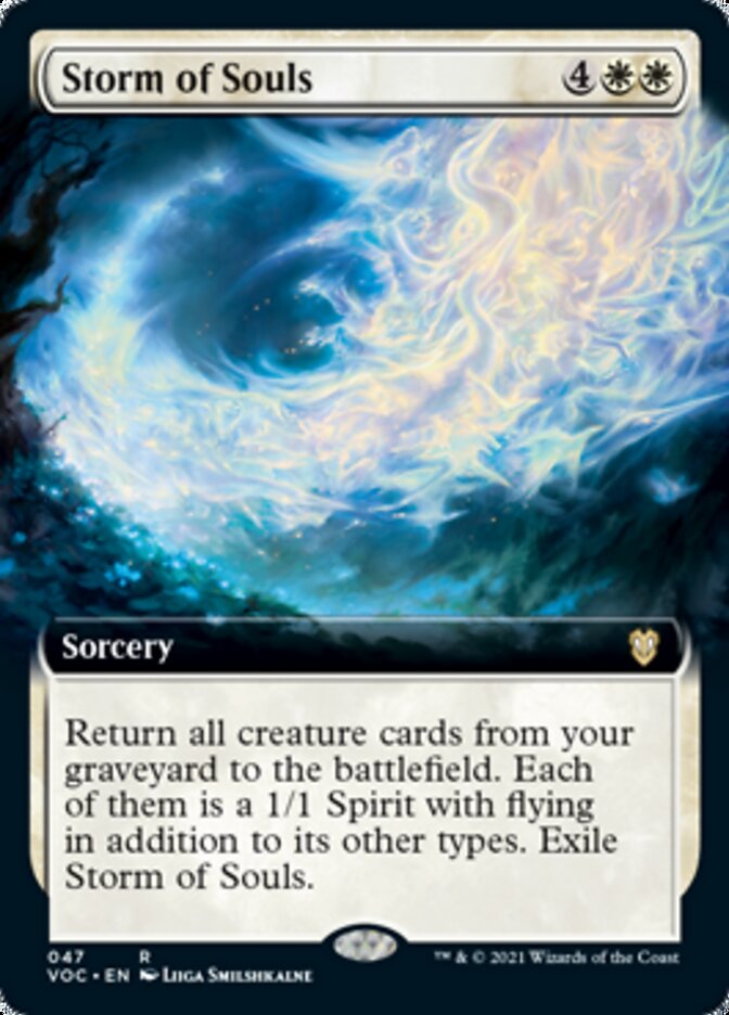 Storm of Souls (Extended Art) [Innistrad: Crimson Vow Commander] | Black Swamp Games