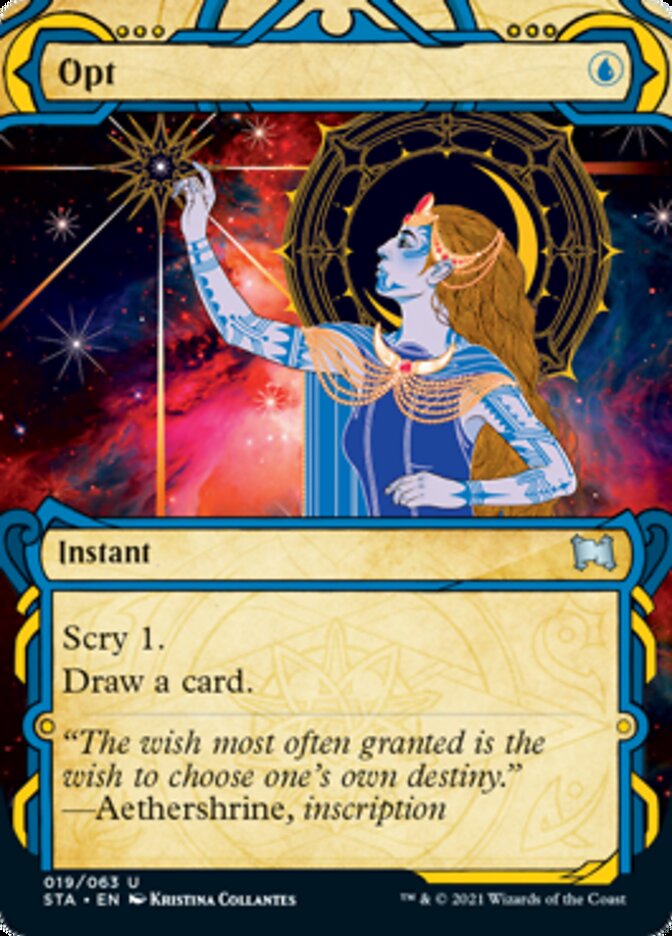 Opt (Foil Etched) [Strixhaven: Mystical Archive] | Black Swamp Games