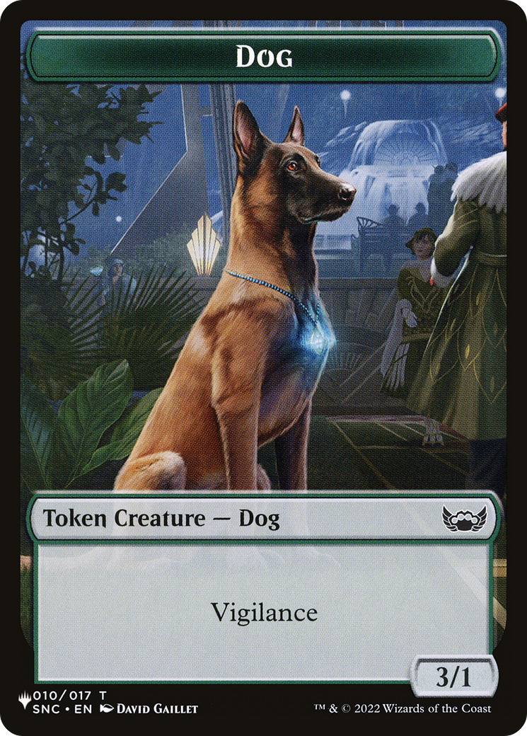 Shapeshifter // Dog Double-Sided Token [The List] | Black Swamp Games