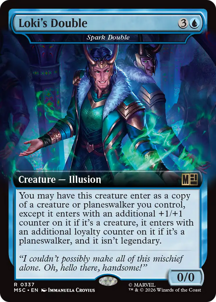 Loki's Double - Spark Double (Extended Art) [Marvel Super Heroes Commander] | Black Swamp Games