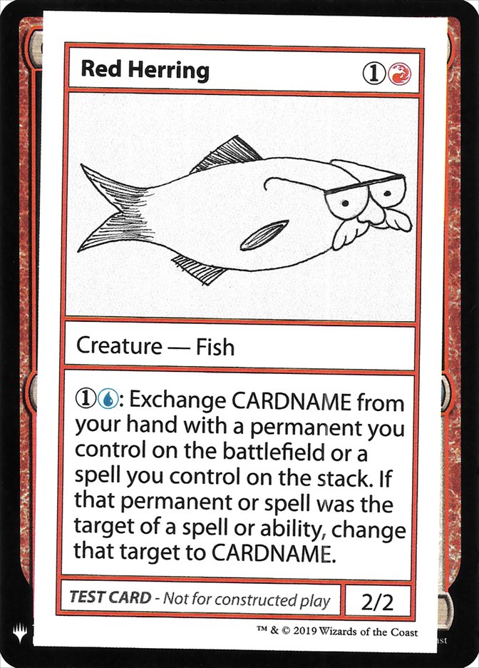 Red Herring [Mystery Booster Playtest Cards] | Black Swamp Games