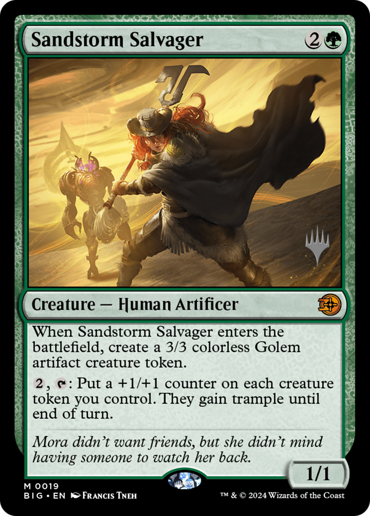 Sandstorm Salvager [Outlaws of Thunder Junction: The Big Score Promos] | Black Swamp Games