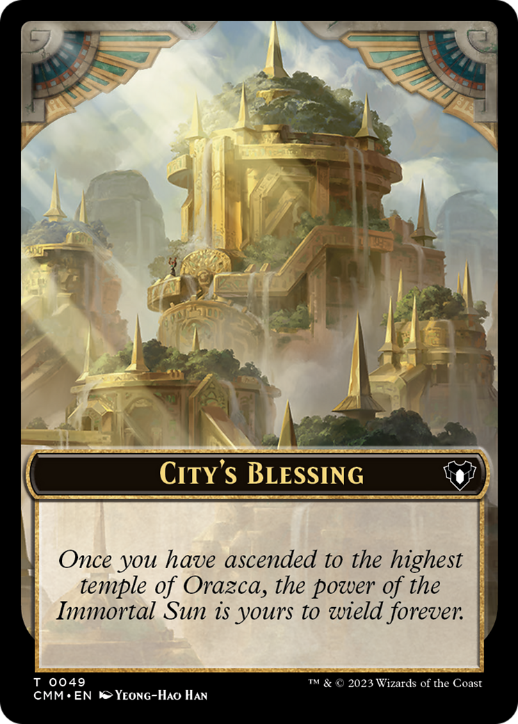 City's Blessing Token [Commander Masters Tokens] | Black Swamp Games