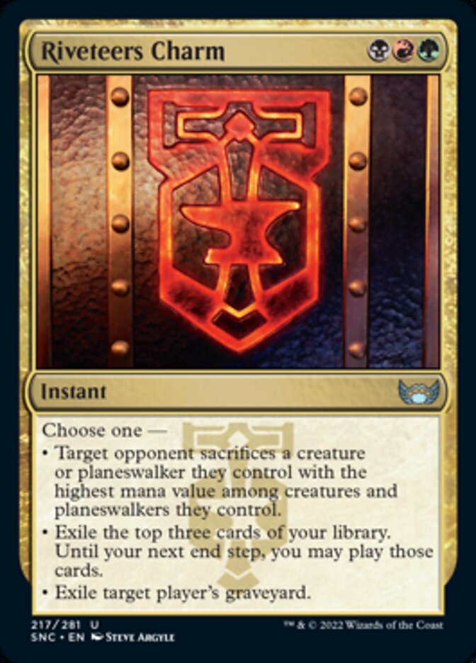 Riveteers Charm [Streets of New Capenna] | Black Swamp Games
