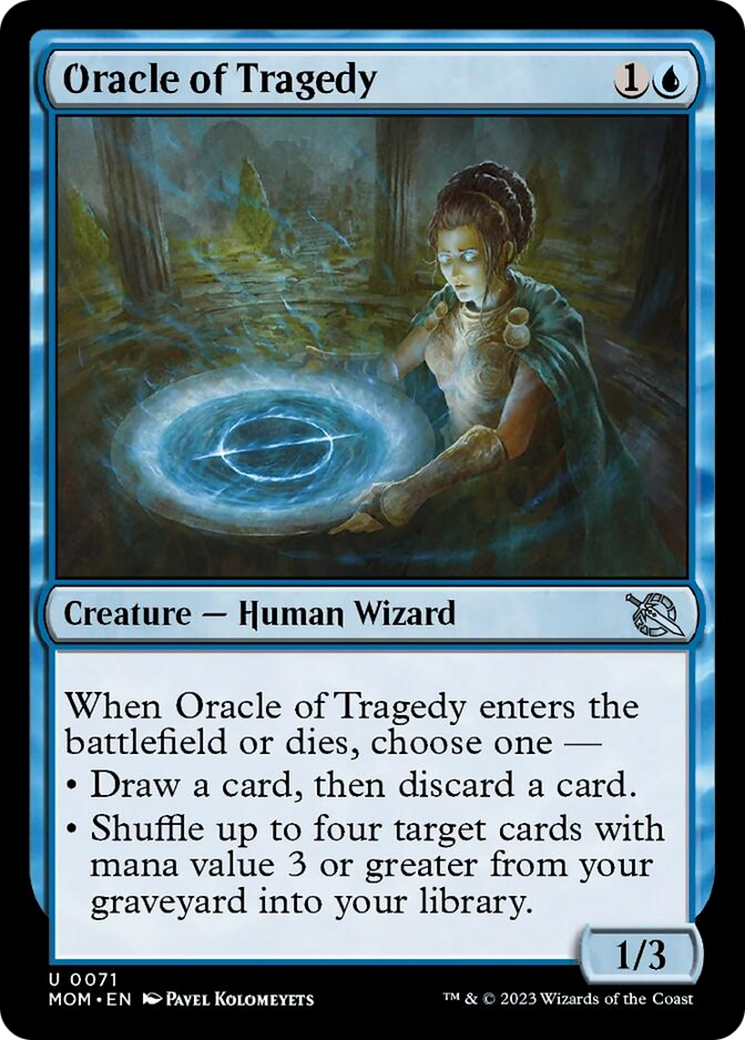 Oracle of Tragedy [March of the Machine] | Black Swamp Games
